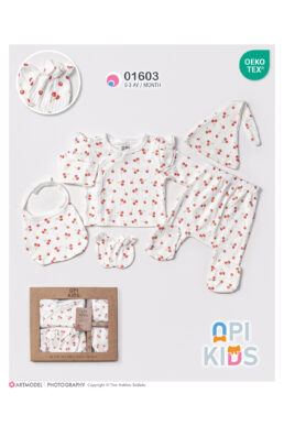 خرید مستقیم از ترکیه و ترندیول لباس خروجی بیمارستان نوزاد دخترانه برند  OPI KIDS با کد eki190320223
