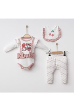 خرید مستقیم از ترکیه و ترندیول لباس خروجی بیمارستان نوزاد دخترانه برند بچه شناسی Bebeloji Baby با کد 243