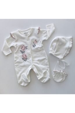 خرید مستقیم از ترکیه و ترندیول لباس خروجی بیمارستان نوزاد دخترانه برند  Eda Baby با کد MG-9900135008800