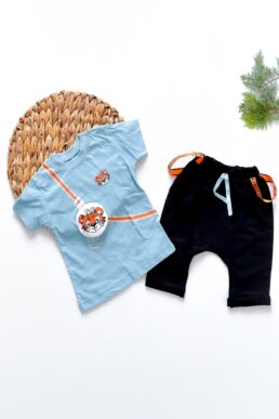 خرید مستقیم از ترکیه و ترندیول ست نوزادی پسرانه برند  Baby Animals با کد bebek takım