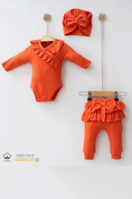 خرید مستقیم از ترکیه و ترندیول ست نوزادی دخترانه برند  Babydonat با کد P532S9068