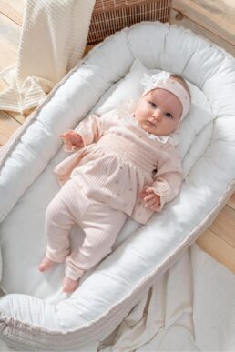 خرید مستقیم از ترکیه و ترندیول ست نوزادی دخترانه برند هانی بیبی H HONEY BABY با کد 3044