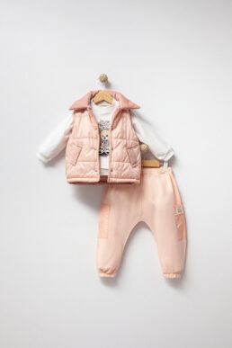 خرید مستقیم از ترکیه و ترندیول ست نوزادی دخترانه برند  Jikko Baby با کد 8090