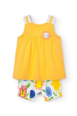 خرید مستقیم از ترکیه و ترندیول ست نوزادی دخترانه برند  Boboli با کد 128012-1196