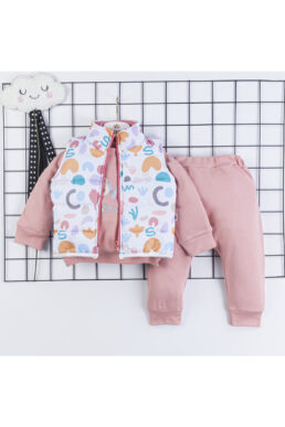 خرید مستقیم از ترکیه و ترندیول ست نوزادی دخترانه برند  DIDuStore با کد 5113HP