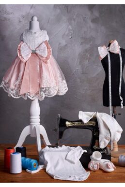 خرید مستقیم از ترکیه و ترندیول ست نوزادی دخترانه برند ملک پره Melekpare با کد SP-9001-S