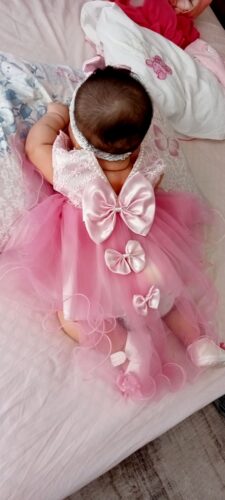 ست نوزادی دخترانه برند نو بیبی VanilyaShop اصل Unıcorn elbise photo review