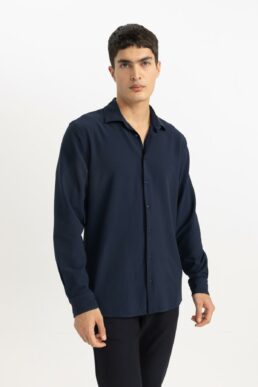خرید مستقیم از ترکیه و ترندیول پیراهن مردانه برند دفاکتو Defacto با کد B7384AX24SP