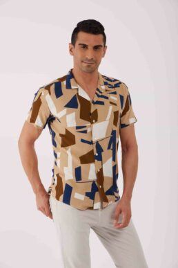 خرید مستقیم از ترکیه و ترندیول پیراهن مردانه برند دافی Dufy با کد DU4222012004