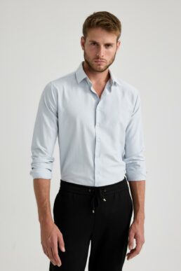 خرید مستقیم از ترکیه و ترندیول پیراهن مردانه برند دفاکتو Defacto با کد R4340AZ23SP