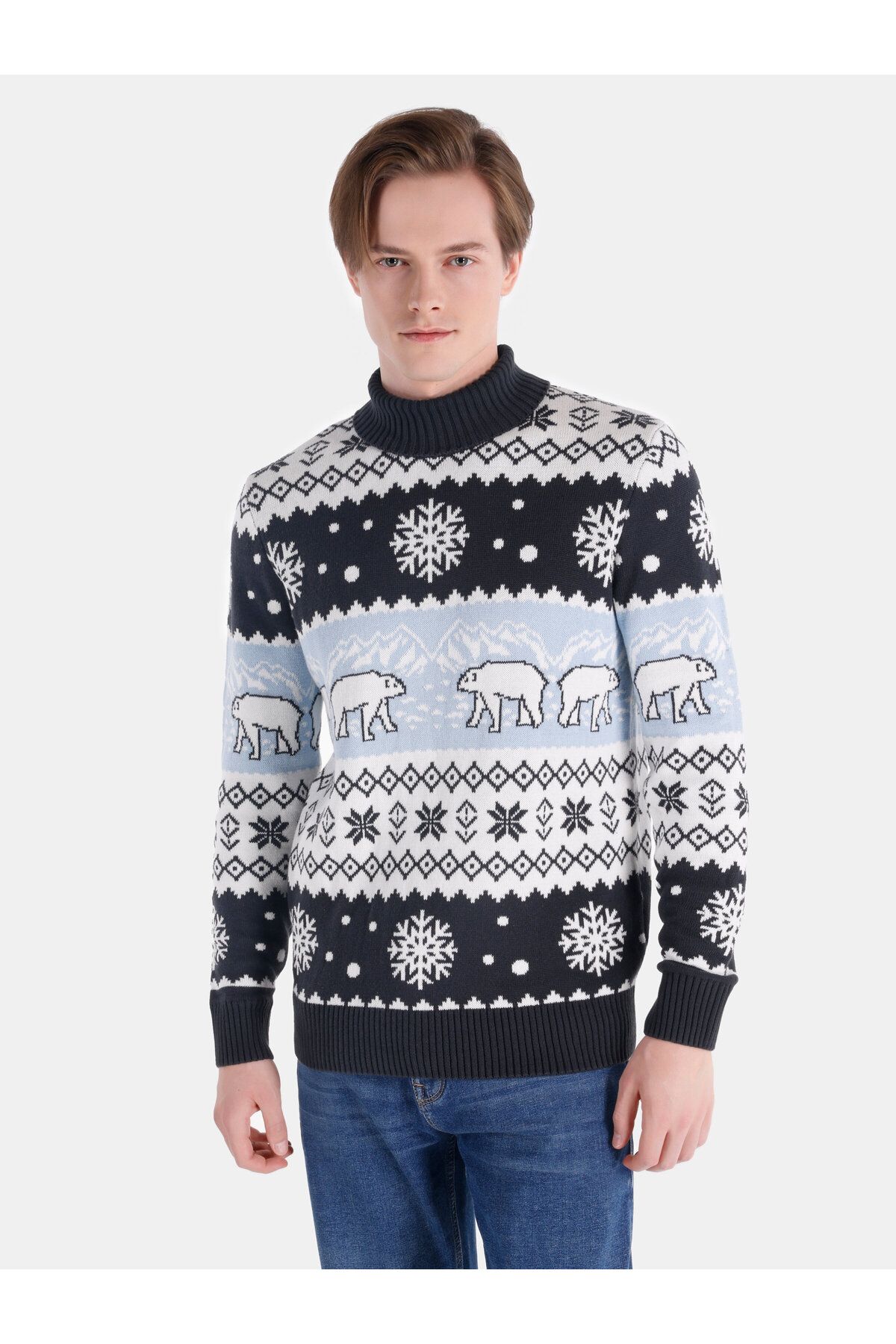 خرید مستقیم از ترکیه و ترندیول بافت و پلیور مردانه برند کالینز Colin’s با کد .CL1065741_Q1.V1_NAV خرید مستقیم از ترکیه و ترندیول بافت و پلیور مردانه برند کالینز Colin’s با کد .CL1065741_Q1.V1_NAV