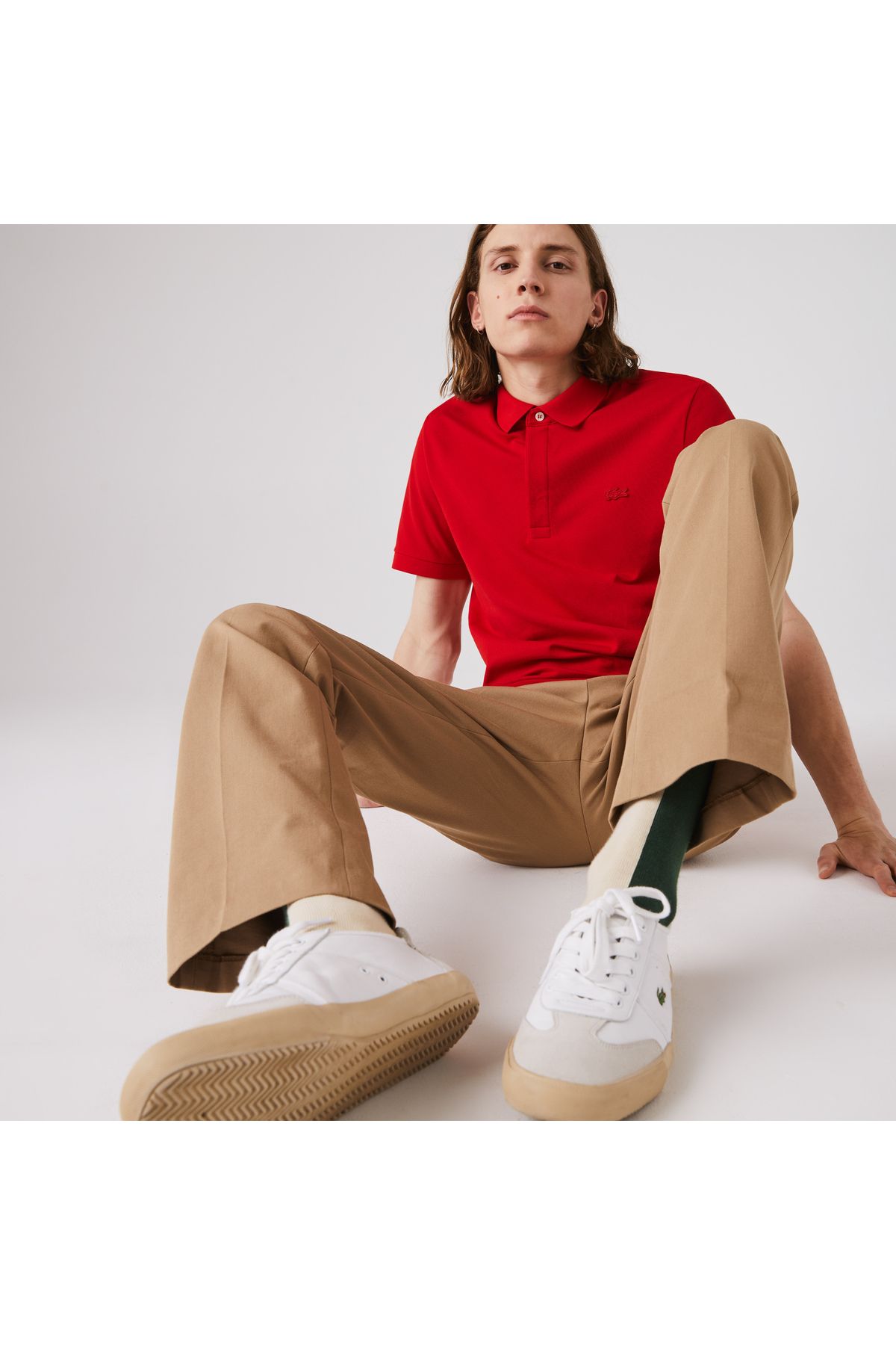 خرید مستقیم از ترکیه و ترندیول تیشرت یقه پلو مردانه برند لاکوست Lacoste با کد PH5522