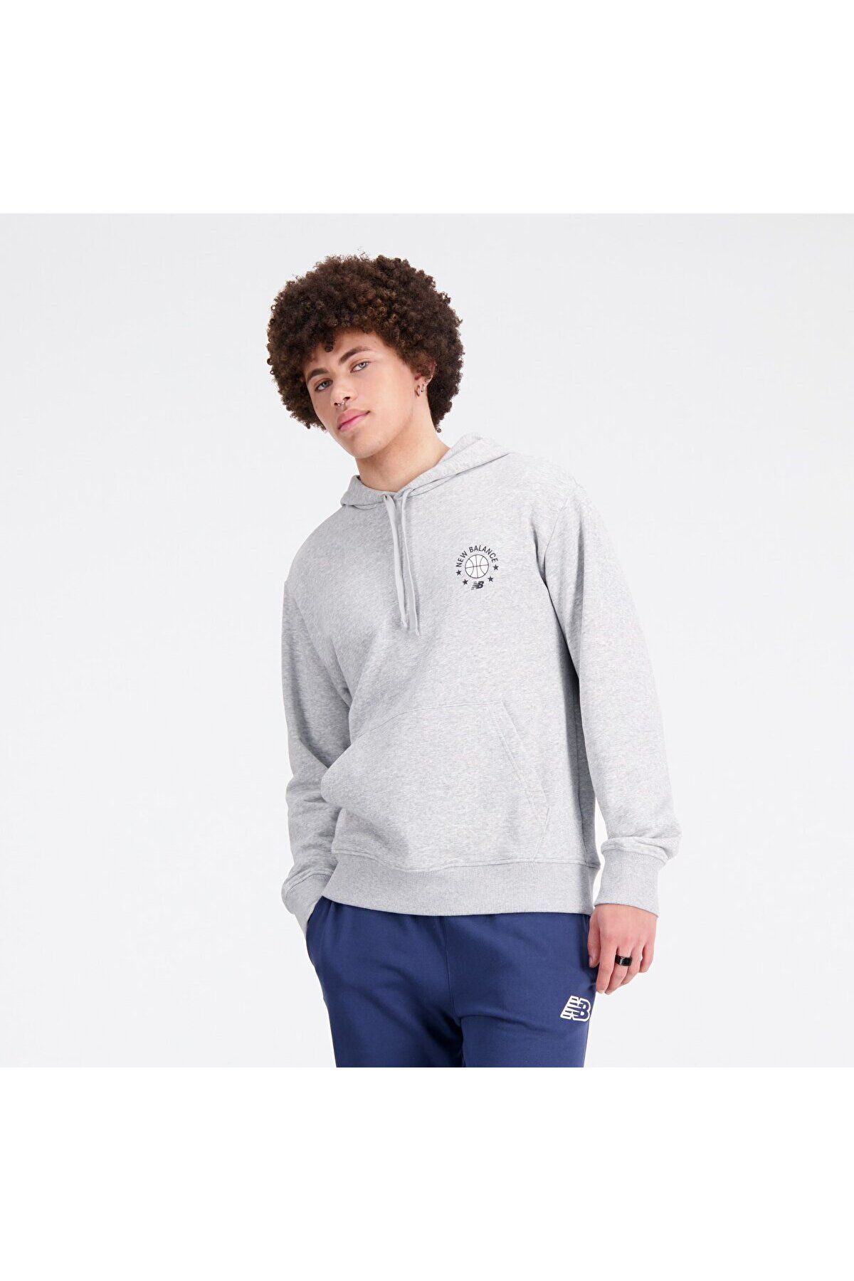 خرید مستقیم از ترکیه و ترندیول سویشرت مردانه برند نیوبالانس New Balance با کد MNH1411-AG