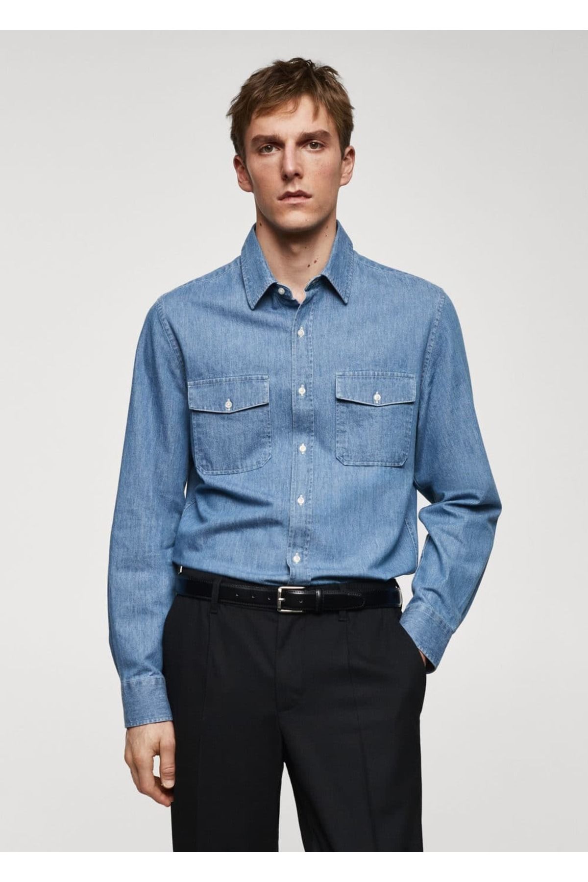 خرید مستقیم از ترکیه و ترندیول کت مردانه برند مانگو من MANGO Man با کد 67080636