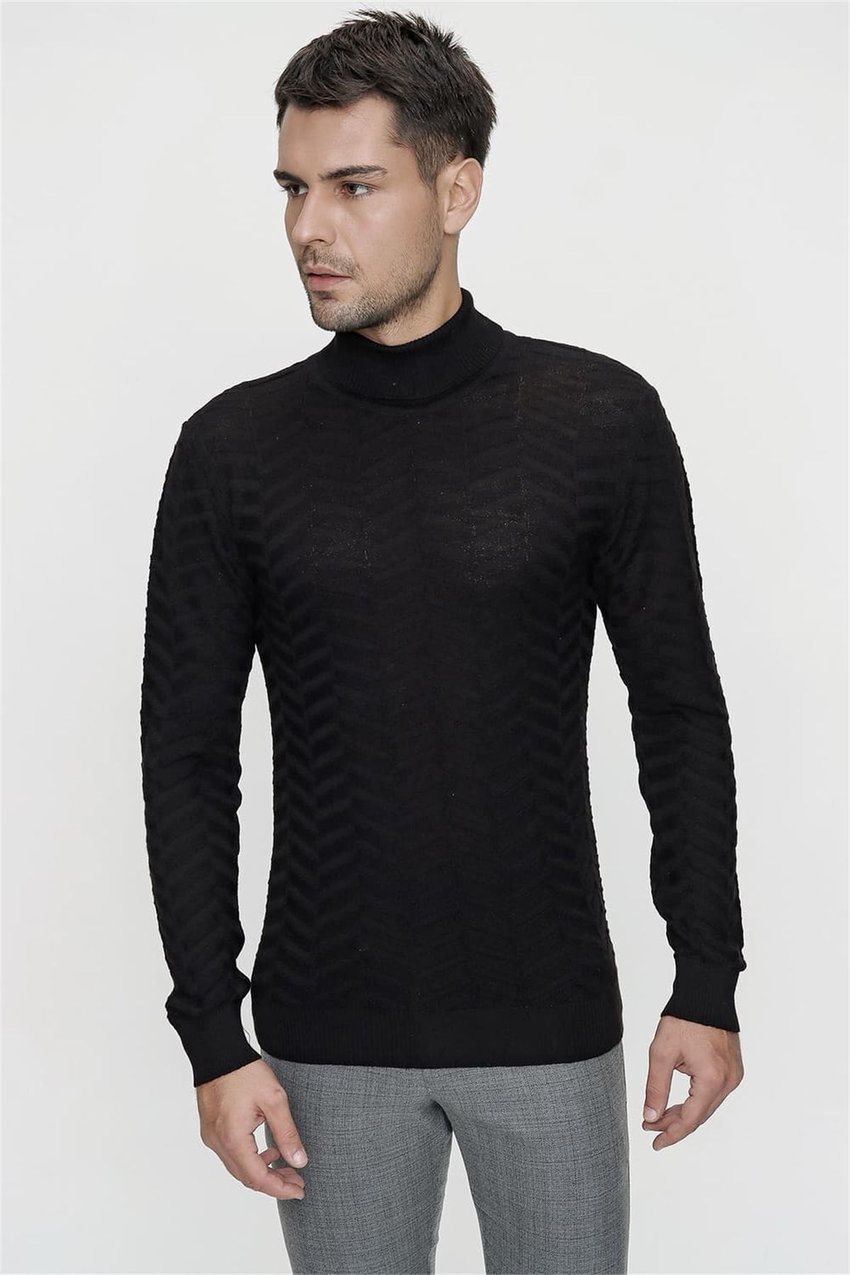 خرید مستقیم از ترکیه و ترندیول بافت و پلیور مردانه برند ای فور Efor با کد TR836K0721