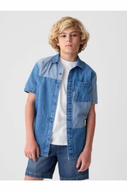 خرید مستقیم از ترکیه و ترندیول پیراهن پسرانه برند گپ GAP با کد 422047