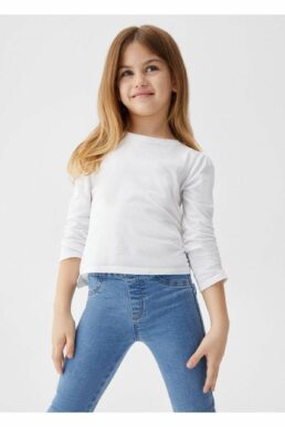 خرید مستقیم از ترکیه و ترندیول شلوار جین دخترانه برند مانگو کیدز MANGO Kids با کد 47001501