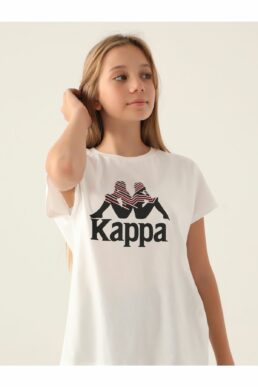 خرید مستقیم از ترکیه و ترندیول تیشرت دخترانه برند کاپا Kappa با کد 182141T7V24S1