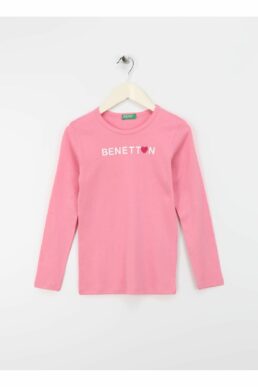 خرید مستقیم از ترکیه و ترندیول تیشرت دخترانه برند بنتتون Benetton با کد 5003138735