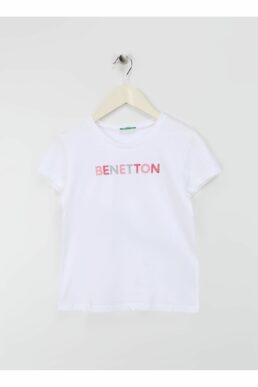 خرید مستقیم از ترکیه و ترندیول تیشرت دخترانه برند بنتتون Benetton با کد 5003138674