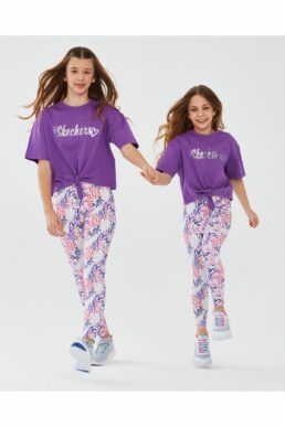 خرید مستقیم از ترکیه و ترندیول تیشرت دخترانه برند اسکیچرز Skechers با کد SK241045-612