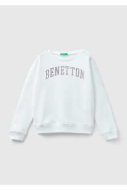 خرید مستقیم از ترکیه و ترندیول سویشرت دخترانه برند بنتتون United Colors of Benetton با کد 224P3J68C10H6