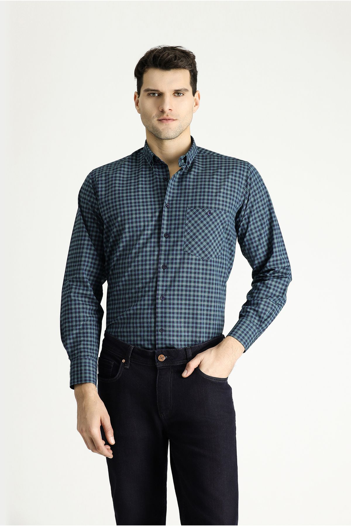 خرید مستقیم از ترکیه و ترندیول پیراهن مردانه برند کیگیلی Kiğılı با کد 703267