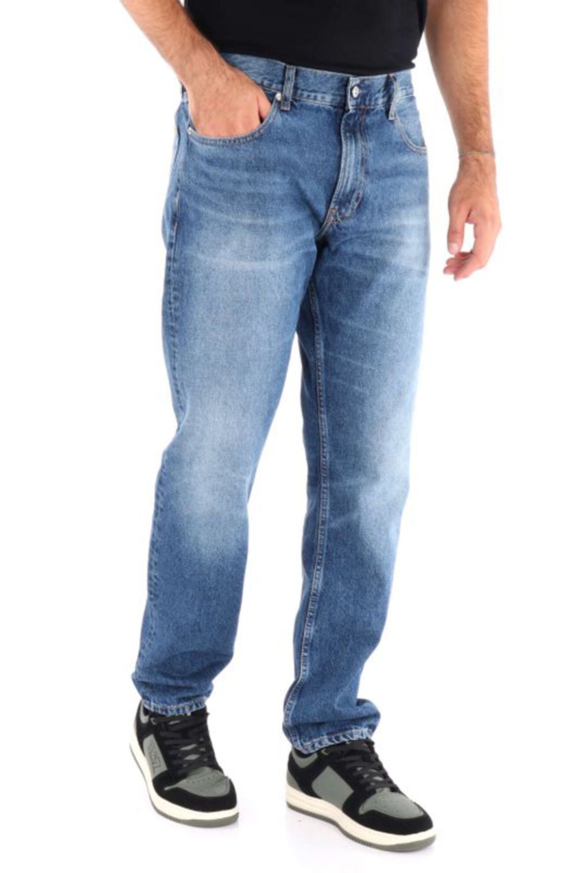 خرید مستقیم از ترکیه و ترندیول شلوار جین مردانه برند کلوین کلاین Calvin Klein با کد J30J325999