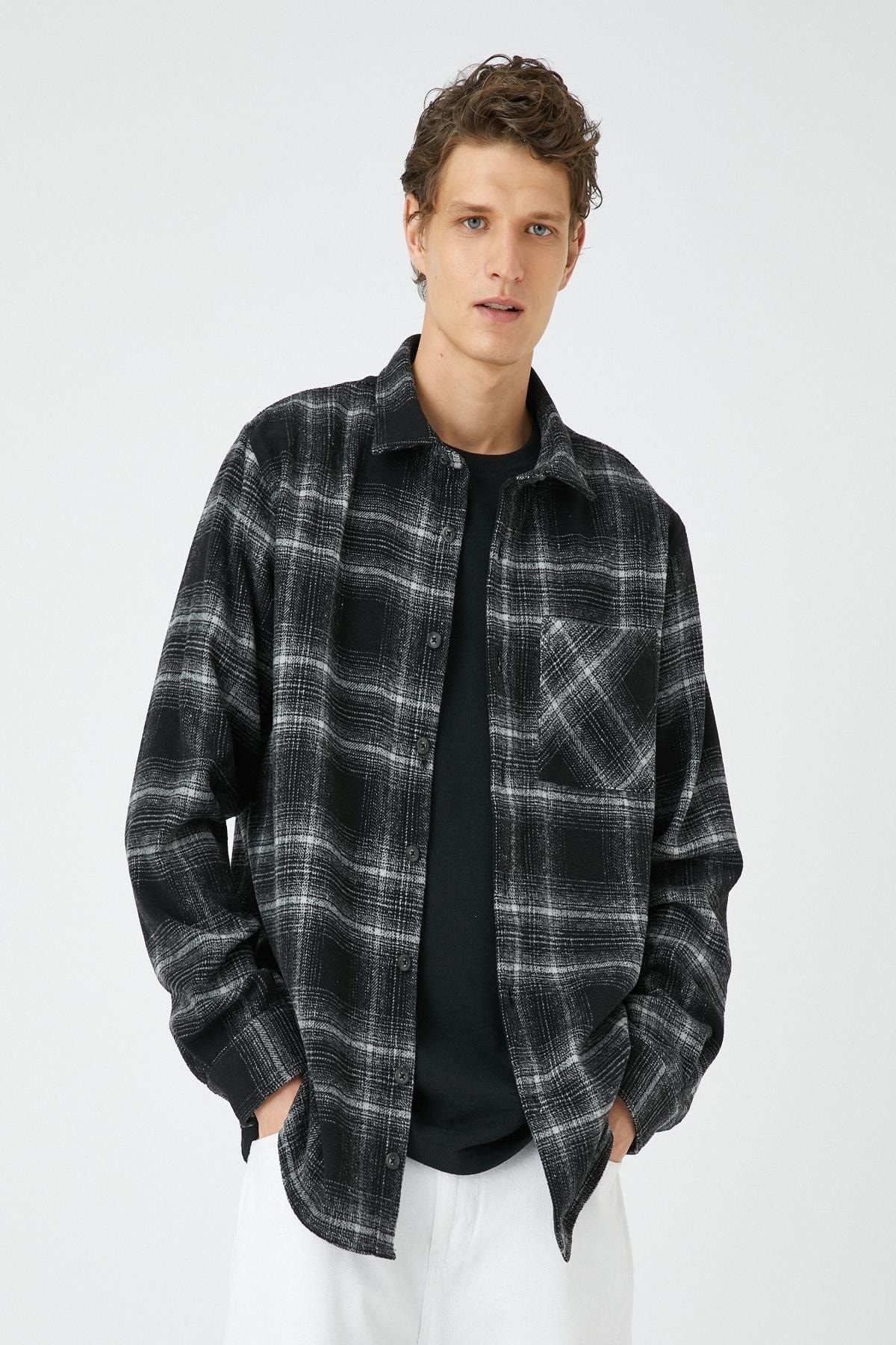 خرید مستقیم از ترکیه و ترندیول پیراهن مردانه برند کوتون Koton با کد 4WAM60007HW