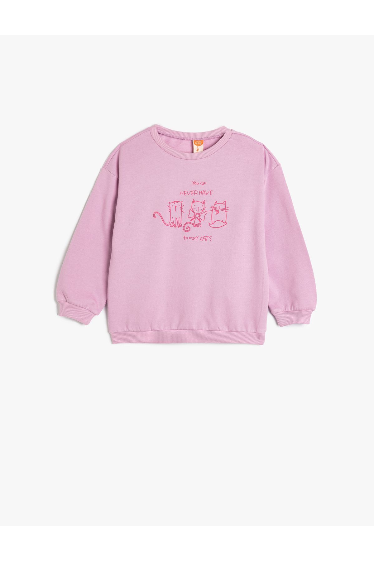 خرید مستقیم از ترکیه و ترندیول سویشرت دخترانه برند کوتون Koton با کد 5SMG10088AK