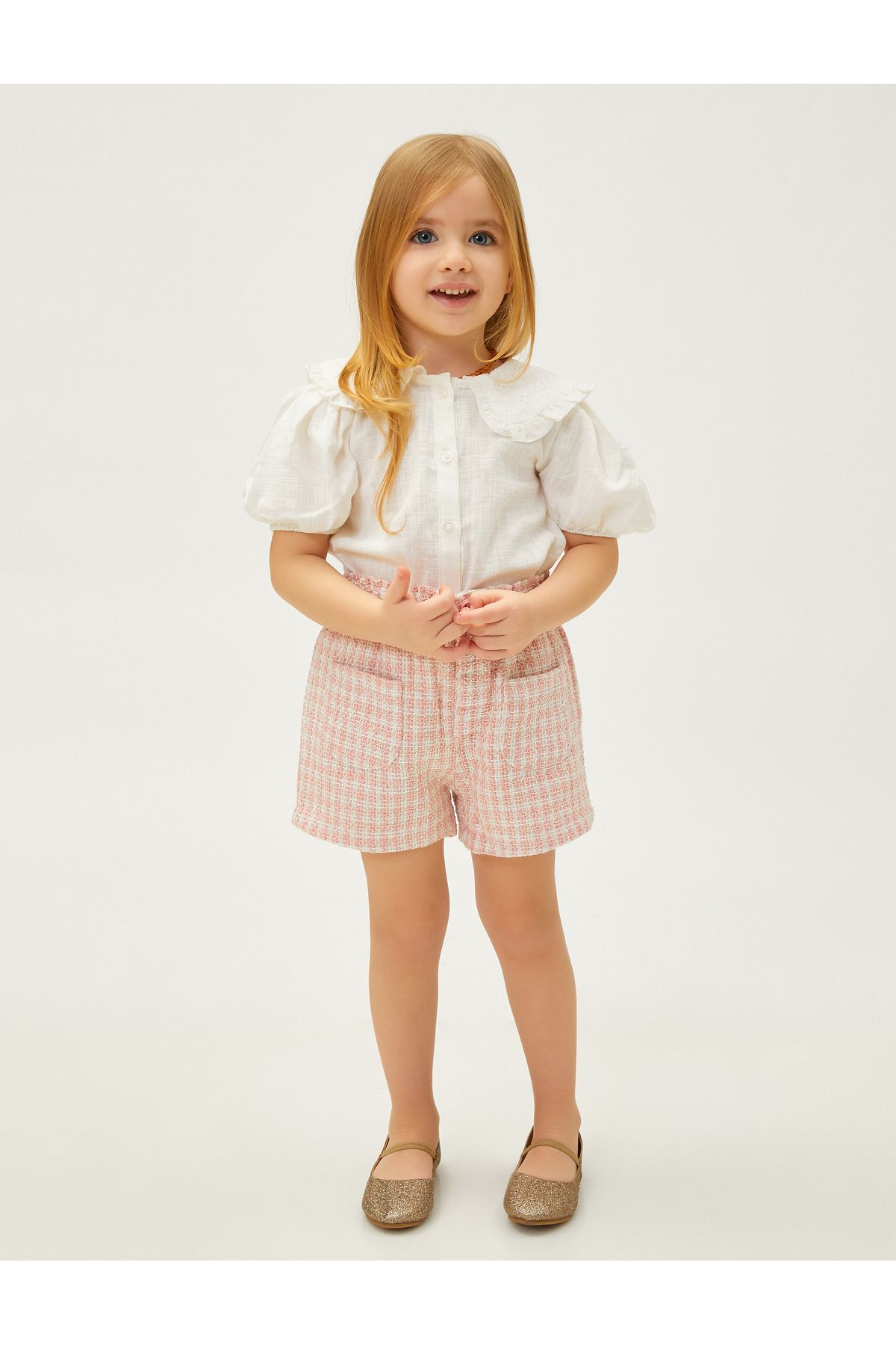 خرید مستقیم از ترکیه و ترندیول شورت و شلوارک دخترانه برند کوتون Koton با کد 4SMG40036AW