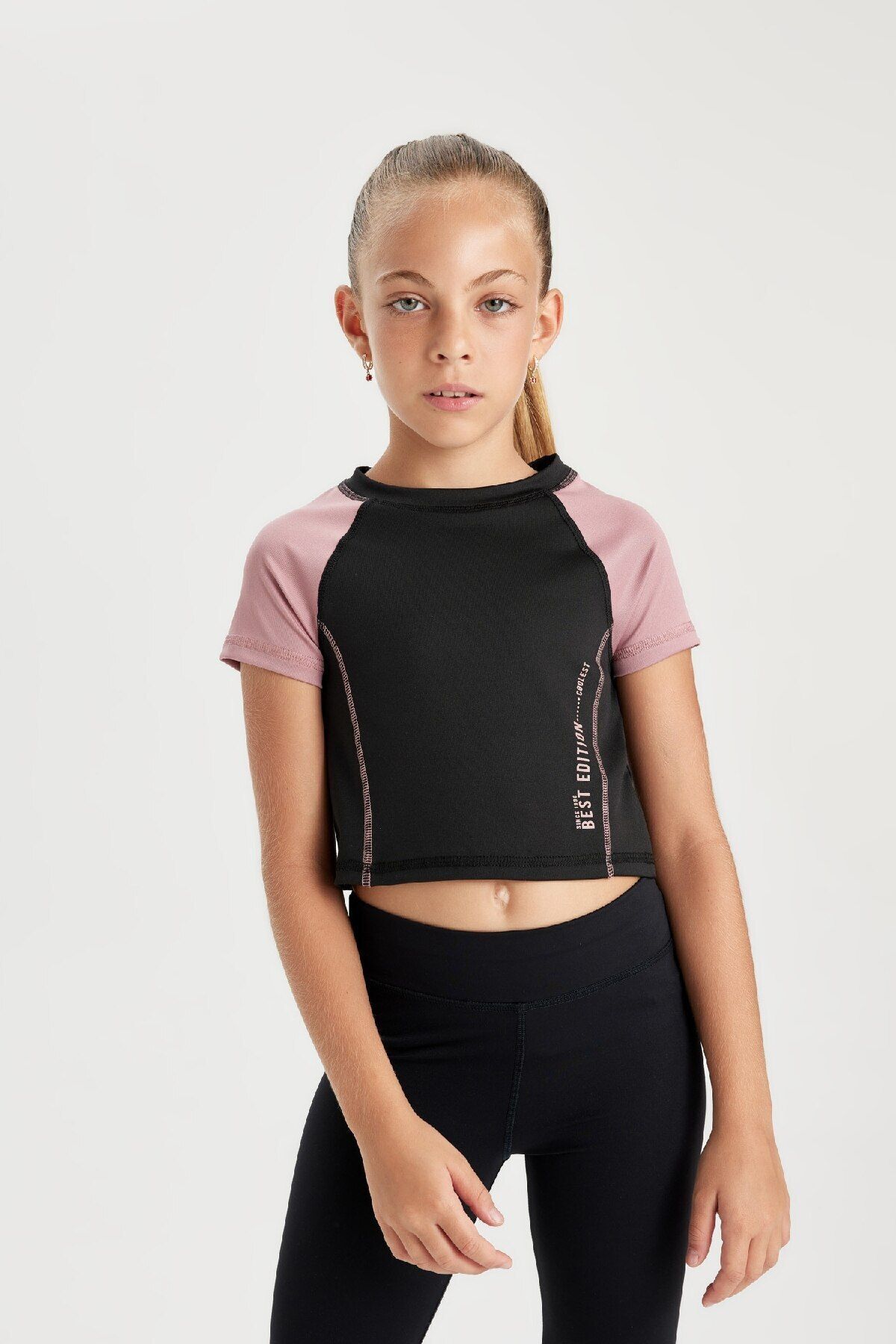 خرید مستقیم از ترکیه و ترندیول تیشرت دخترانه برند دفاکتو Defacto با کد D0313A824AU